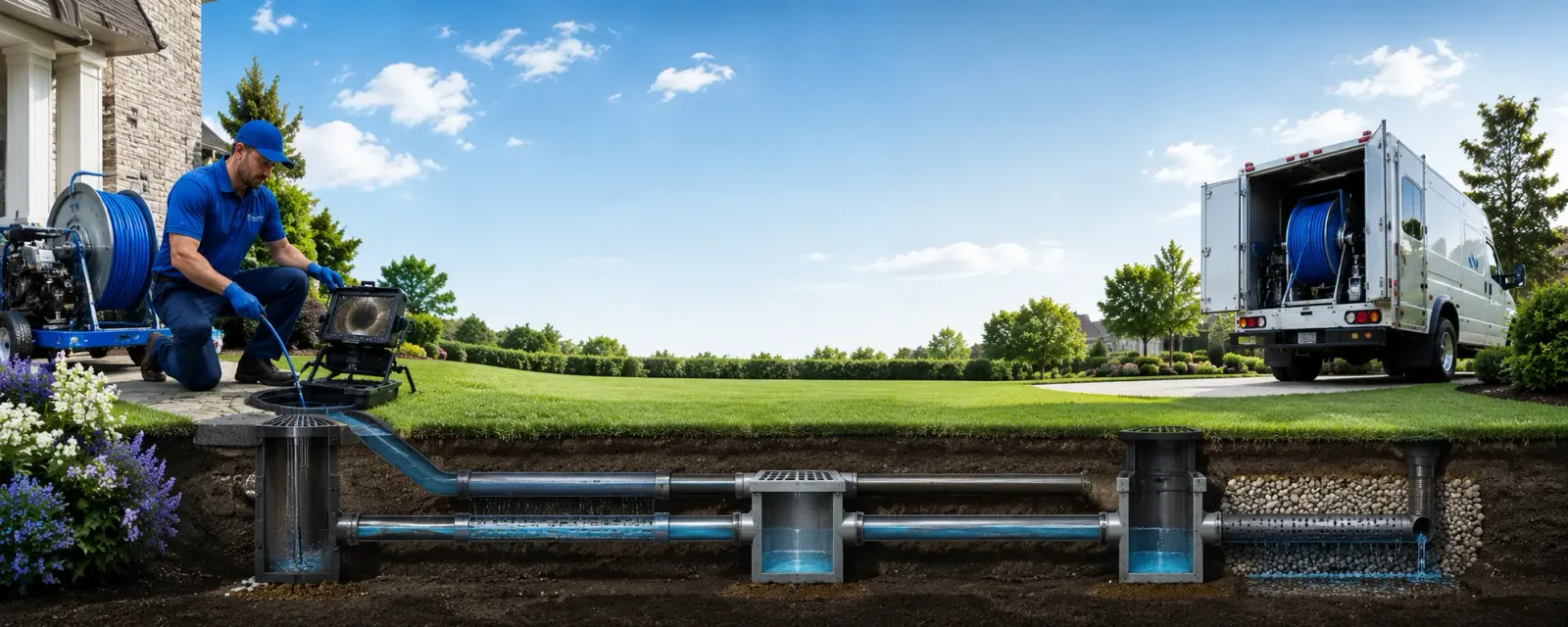 Outdoor drain cleaning information for Ipswich, MA